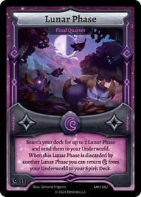 Lunar Phase - Final Quarter - Moonrise - Elestrals card