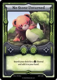 No Stone Unturned - Moonrise - Elestrals card