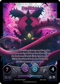 Drakking (Full Art) - Moonrise - Elestrals card
