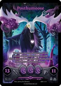 Posthumoose (Box Topper) - Moonrise - Elestrals card