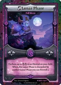 Lunar Phase - Full Moon (Stellar) - Moonrise - Elestrals card