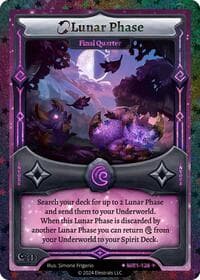 Lunar Phase - Final Quarter (Stellar) - Moonrise - Elestrals card