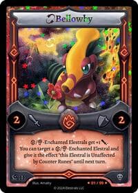 Bellowby (Serialized) - Moonrise - Elestrals card