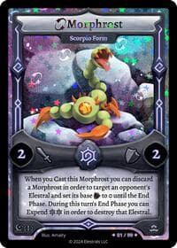 Morphrost - Scorpio Form (Serialized) - Moonrise - Elestrals card