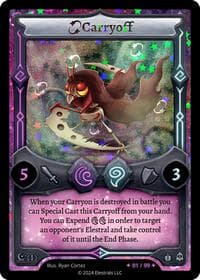 Carryoff (Serialized) - Moonrise - Elestrals card