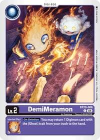 DemiMeramon - BT20-006 - Release Special Booster 2.5 - Digimon Card Game card