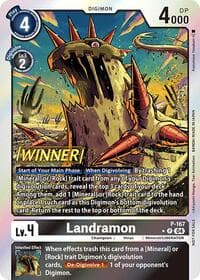 Landramon (Store Tournament 2025 Vol.1 Winner Pack) - Digimon Promotion Cards - Digimon Card Game card
