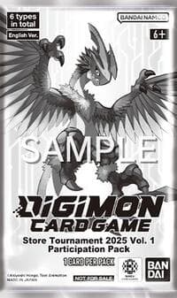 Store Tournament 2025 Vol.1 Participation Pack - Digimon Promotion Cards - Digimon Card Game card