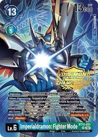 Imperialdramon: Fighter Mode (Championship 2024 Gold Stamp Card Set) - Across Time - Digimon Card Game card