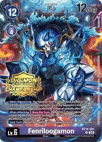 Fenriloogamon (Championship 2024 Gold Stamp Card Set) - Blast Ace - Digimon Card Game card