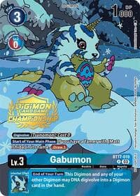 Gabumon (Championship 2024 Tamers Pack) - Secret Crisis - Digimon Card Game card