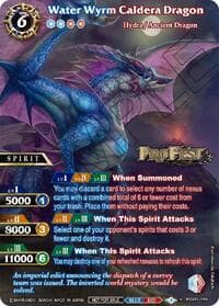 Water Wyrm Caldera Dragon (Pro Fest X Rare Special Pack Vol. 2) - Battle Spirits Saga Promo Cards - Battle Spirits Saga card