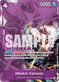Hitokiri Kamazo (Winner Pack 2025 Vol. 1) - One Piece Promotion Cards - One Piece Card Game card