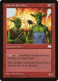 Orcish Settlers - Weatherlight - Magic: The Gathering card