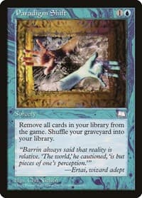 Paradigm Shift - Weatherlight - Magic: The Gathering card