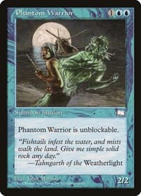 Phantom Warrior - Weatherlight - Magic: The Gathering card