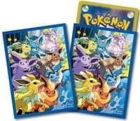 Pokemon TCG: Pokemon Center Japan Exclusive Card Sleeves - Eevee Dash! (64-Pack) - Pokemon International Card Sleeves - Card Sleeves card
