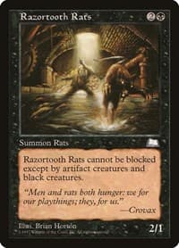Razortooth Rats - Weatherlight - Magic: The Gathering card