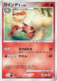 Arcanine - DPt Gift Box (Turtwig) - Pokemon Japan card