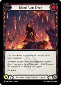 Blood Runs Deep - The Hunted - Flesh and Blood TCG card