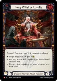 Long Whisker Loyalty - The Hunted - Flesh and Blood TCG card