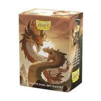 Dragon Shield Dual Matte: Standard Art Sleeves - Wood Snake 2025 (100-Pack) - Dragon Shield Card Sleeves - Card Sleeves card