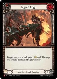 Jagged Edge - The Hunted - Flesh and Blood TCG card