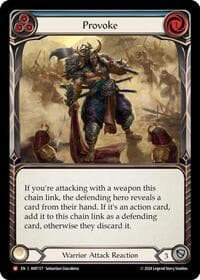 Provoke - The Hunted - Flesh and Blood TCG card