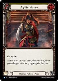 Agility Stance - The Hunted - Flesh and Blood TCG card