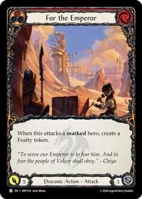 For the Emperor - The Hunted - Flesh and Blood TCG card