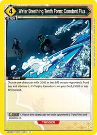 Water Breathing Tenth Form: Constant Flux - UE05ST: Demon Slayer: Kimetsu no Yaiba Starter Deck - Union Arena card
