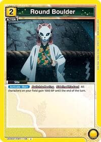 Round Boulder - UE05ST: Demon Slayer: Kimetsu no Yaiba Starter Deck - Union Arena card