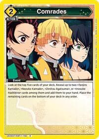 Comrades - UE05ST: Demon Slayer: Kimetsu no Yaiba Starter Deck - Union Arena card