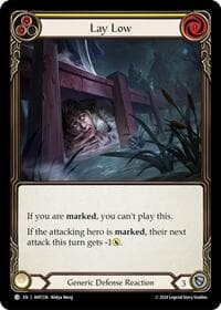 Lay Low - The Hunted - Flesh and Blood TCG card