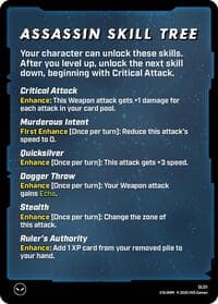 Assassin Skill Tree - Challenger Series: Solo Leveling - UniVersus card