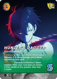 Hunter's Dagger (Alternate Art) - Challenger Series: Solo Leveling - UniVersus card