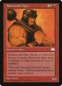 Sawtooth Ogre - Weatherlight - Magic: The Gathering card