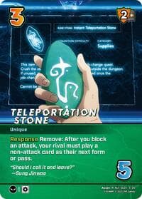 Teleportation Stone (Alternate Art) - Challenger Series: Solo Leveling - UniVersus card