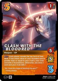 Clash with the Bloodred - Challenger Series: Solo Leveling - UniVersus card