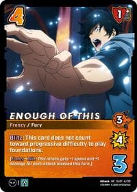 Enough of This - Challenger Series: Solo Leveling - UniVersus card