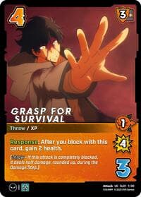 Grasp for Survival - Challenger Series: Solo Leveling - UniVersus card