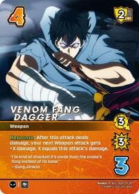Venom Fang Dagger (Alternate Art) - Challenger Series: Solo Leveling - UniVersus card