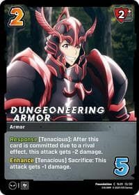 Dungeoneering Armor - Challenger Series: Solo Leveling - UniVersus card