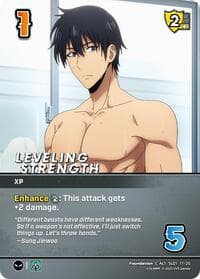Leveling Strength (Alternate Art) - Challenger Series: Solo Leveling - UniVersus card