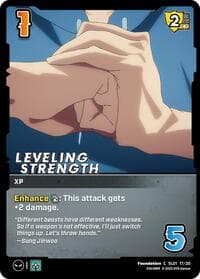 Leveling Strength - Challenger Series: Solo Leveling - UniVersus card