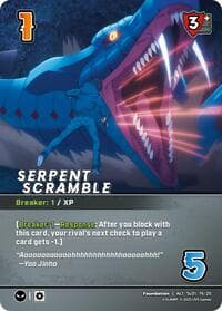 Serpent Scramble (Alternate Art) - Challenger Series: Solo Leveling - UniVersus card