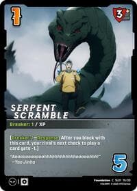 Serpent Scramble - Challenger Series: Solo Leveling - UniVersus card