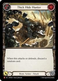Thick Hide Hunter - The Hunted - Flesh and Blood TCG card