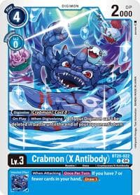 Crabmon (X Antibody) - Release Special Booster 2.5 - Digimon Card Game card