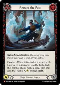 Retrace the Past - The Hunted - Flesh and Blood TCG card